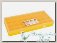 Коробка пластиковая для швейных принадлежностей Профи-5 (цвет-желтый)