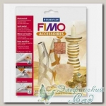 Поталь (металлическая фольга) FIMO (цвет - медь) 14x14 см 7 листов