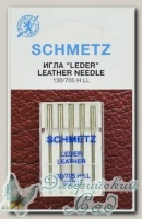 Иглы для бытовых швейных машин для кожи Schmetz № 80, 5 шт