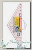 Линейка-треугольник 120 градусов Hemline NL4175 12 inch (31 см)