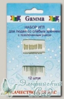Иглы для слабовидящих Gамма HN-07, 12 шт