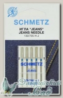 Иглы для бытовых швейных машин для джинсы Schmetz № 100, 5 шт