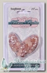 Жемчужные сердечки (нежно-розовые) 60 шт SCB0717118