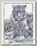 Набор для вышивания *White tigers*, Design Works