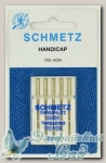 Иглы для бытовых швейных машин легковдеваемые Schmetz № 80, 5 шт