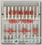 Иглы ORGAN для бытовых швейных машин - ассорти №№ 70-90, 10 шт