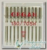 Иглы ORGAN для бытовых швейных машин - универсальные № 100, 10 шт