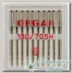 Иглы ORGAN для бытовых швейных машин - универсальные № 120, 10 шт