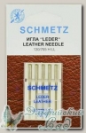 Иглы для бытовых швейных машин для кожи Schmetz № 70, 5 шт