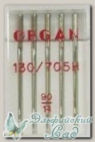 Иглы ORGAN для бытовых швейных машин - универсальные № 90, 5 шт