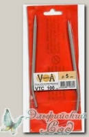 Спицы круговые для вязания Visantia VTC d=5 мм 100 см