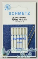 Иглы для бытовых швейных машин для джинсы Schmetz № 80, 5 шт