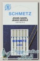 Иглы для бытовых швейных машин для джинсы Schmetz № 110, 5 шт
