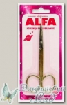 Ножницы вышивальные изогнутые ALFA AF-101-87 10 см